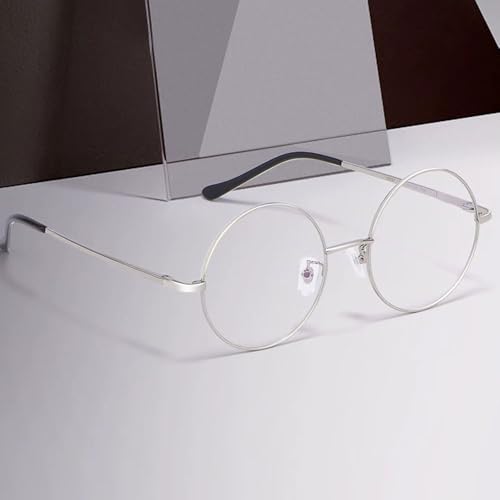 Очки для чтения OptiZen, от +1,00 до +3,50, Унисекс, Стильная круглая оправа, Блокировка синего света, Пена с эффектом памяти, Ультралегкие, для чтения, компьютеров и