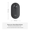 Logitech Беспроводная Bluetooth-мышь Logitech Pebble M350, бесшумная