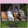 Ornament Resin Owl For Garden Micro Landscape And Cultural Gift Displays