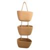 Multipurpose Wall Hanging Storage Basket Handwoven Door Storage Pouch  Household Decoration