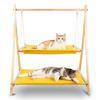 Petrendy Indoor Cat Hammock Bed Washable Pet Hanging Cat Bed Elevated Cat Bed That Can Accommodate Multiple