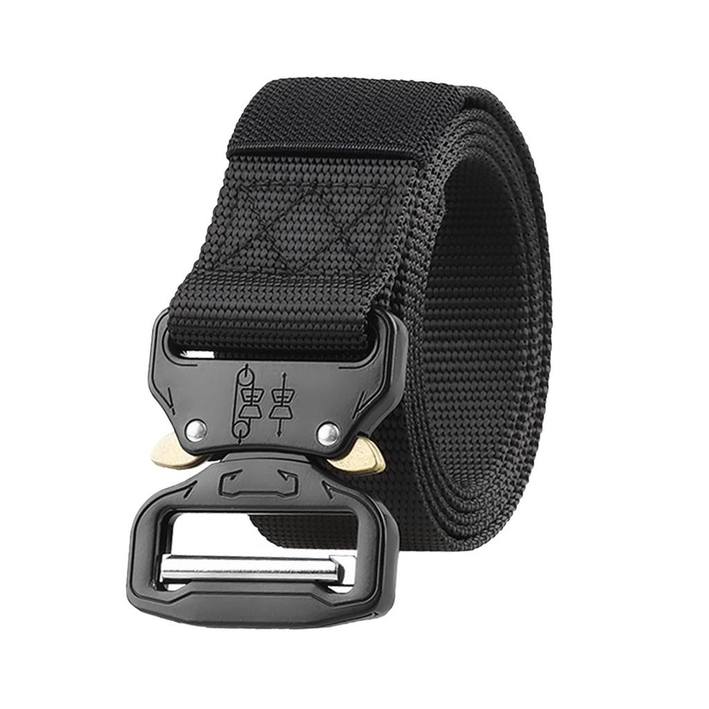 Cross-border Cobra Tactical Belt: Outdoor Military Leather Belt with Alloy Insert Buckle