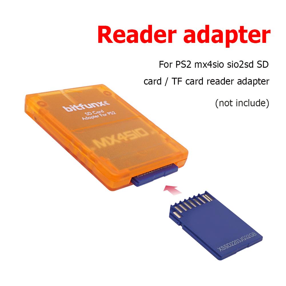 Портативный кардридер для PS2 MX4SIO SIO2SD Многофункциональный адаптер для карт памяти Поддержка Secure Digital / TF-карт Аксессуары