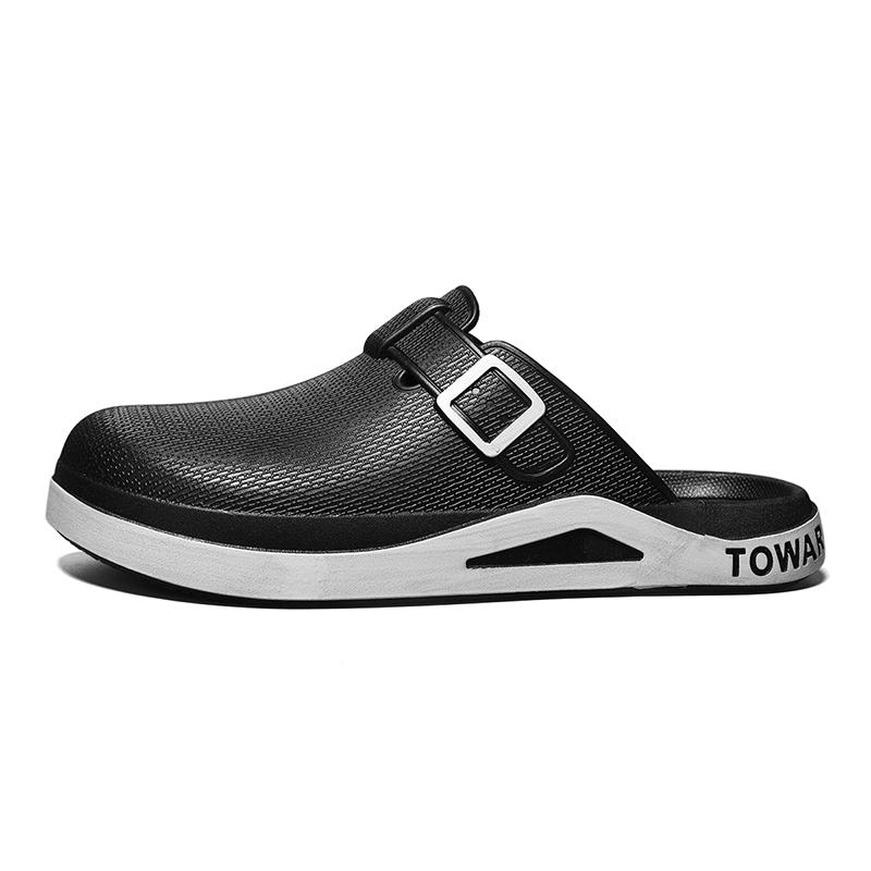 Сабо Тапочки Для Мужчин Садовая Обувь Повседневная Водонепроницаемая Пляжная Летняя EVA Плоские Сандалии Отпуск Бассейн Мужская Обувь
