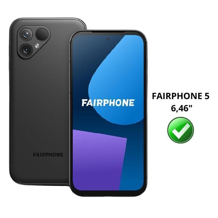 Защитная пленка для экрана - Phonillico® - Fairphone 5 - Набор из 4 штук - Закаленное стекло - Устойчива к царапинам