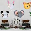 Animal Paper Lantern DIY Hanging Outdoor Lantern  Birthday Arrangement Forest Theme Jungle Party Atmosphere Decoration Safari