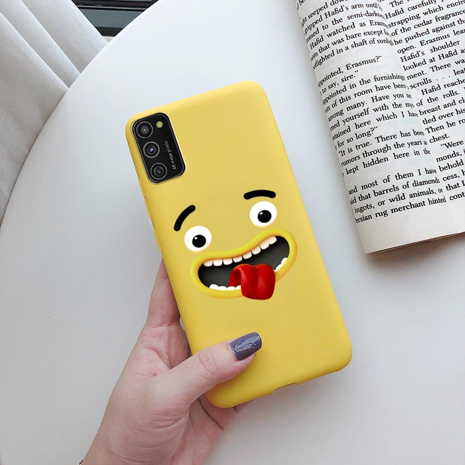 Для Samsung Galaxy A41 Чехол Мягкая Расписная Задняя Крышка Силиконовый Чехол для Телефона Для Samsung A41 Чехлы Для Coque Samsung Galaxy A41 Чехол