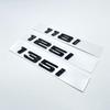 Old Font Numbers Letter 116i 118i 120i 125i 128i 130i 135i 140i Top ABS Emblem for BMW 1 Series Car Trunk Nameplate Logo Sticker