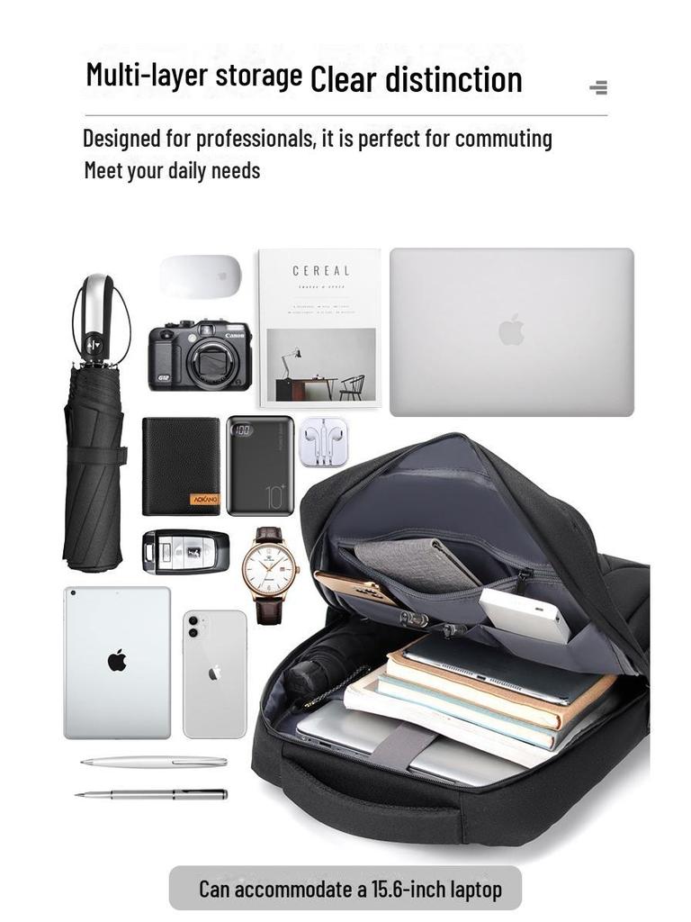 Трендовый водонепроницаемый рюкзак для ноутбука для мужчин и женщин - Высококлассная мода для работы, путешествий и учебы