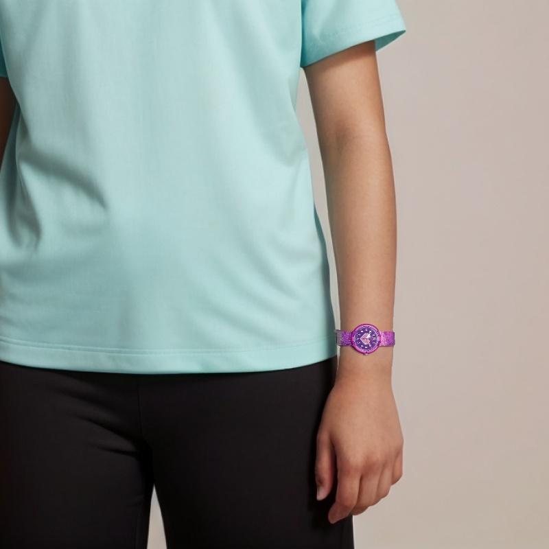 Swatch Детские фиолетовые часы ZFPNP127 ZFPNP127