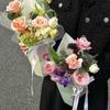 DIY Flower Packaging Box Paper Rose Flower Bouquet Wrapping Bag  Valentine's Day Gift