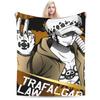 Фланелевое одеяло One Piece Аниме Пушистое Плед Модный Плед Все сезоны Кондиционер Персонализированное Теплое Мягкое Покрывало