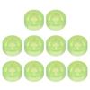 Uxcell 10pcs Foot Switch Toppers Guitar Pedal Button Caps Plastic Foot Switch Top Covers Inch for Guitar Effect Pedal Buttons Bright Green 3/8