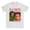Унисекс с Damon Salvatore Футболки Дневники Вампира Ian Somerhalder 100% Хлопок Одежда С Коротким Рукавом Круглый Вырез Футболки TShirts