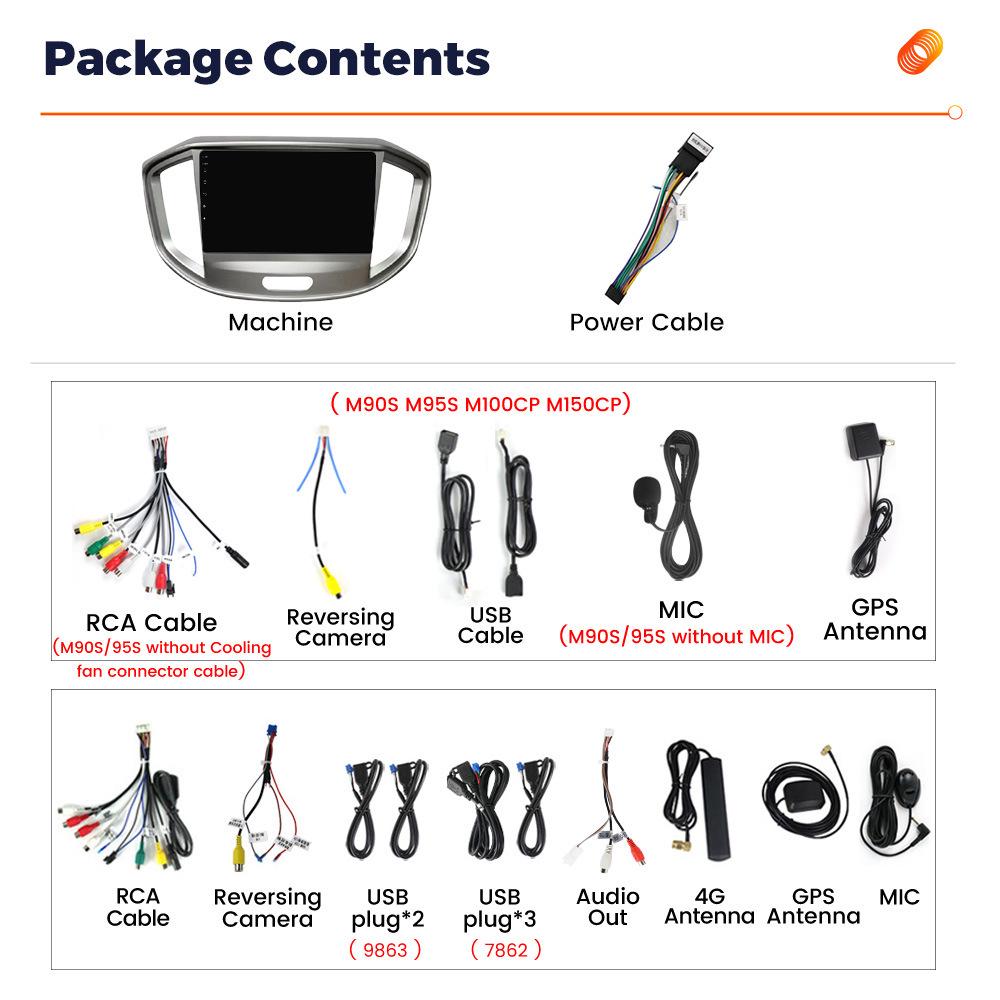 Compatible Smart Android Navigator for JAC Refine M4 (2016-2018) Cars