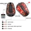 Waterproof Helmet Flashing Light Multi-Color Helmet Flashlight Safety Helmet IR Lamp  Hiking