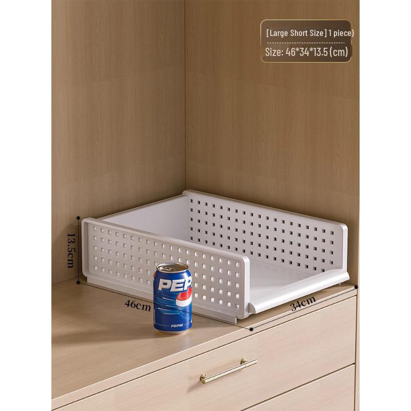 Wardrobe Partition Board: Adjustable Drawer-Style Clothes Organizer for Bedroom Storage