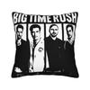 Декоративные Наволочки BTR IN REAL LIFE WORLDWIDE 2025 TOUR Big Time Rush Автомобильная Подушка-Плед Чехол Квадратный Разные Размеры