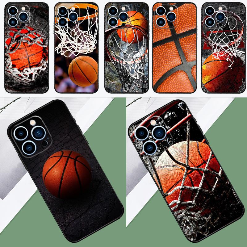 Чехол-баскетбольное кольцо для iPhone 15 14 13 12 11 Pro Max XR X XS Max 7 8 Plus SE 2020 12 13 Mini Задняя крышка
