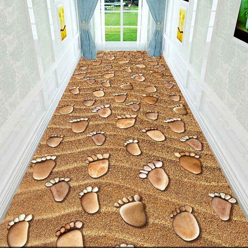 3D Гостиная Красивый пейзаж Коврик для пола Спальня Полноразмерная кровать Прикроватный коврик для ползания Журнальный столик Коврик у входной двери