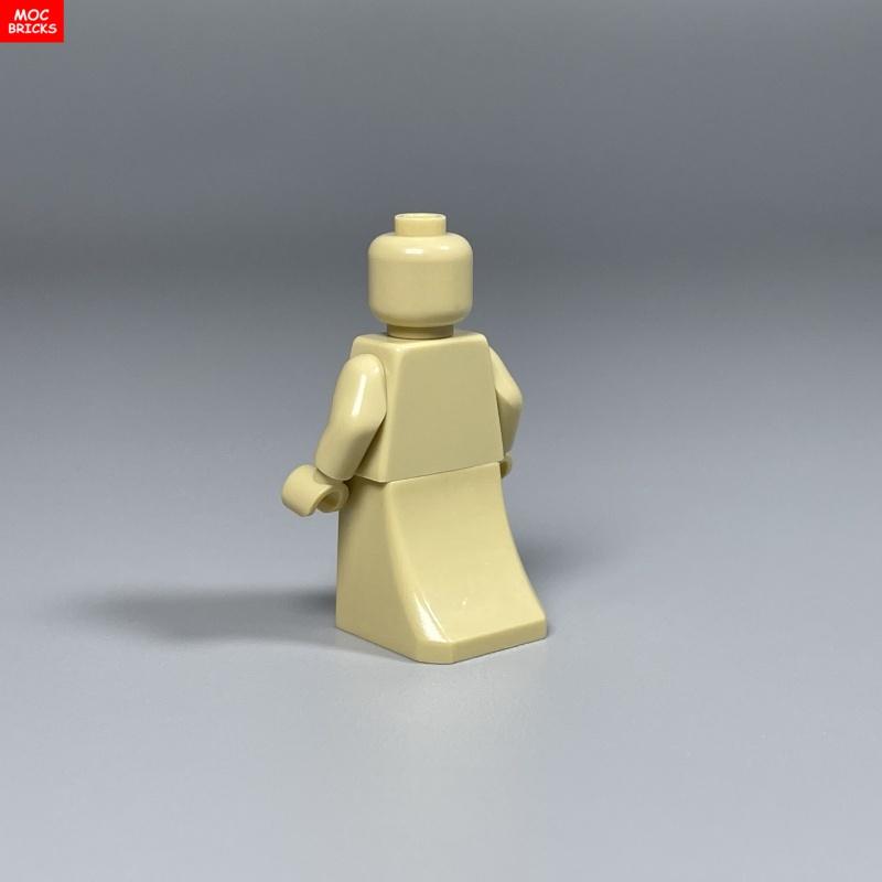 Нетоксичные Moc Кирпичи 4 см Часть Тела Фигурки Напечатанная Длинное Платье Рубашка Халат Мужчина Женщина Ткань Рукав Аксессуары Собранные Строительные Блоки Игрушки