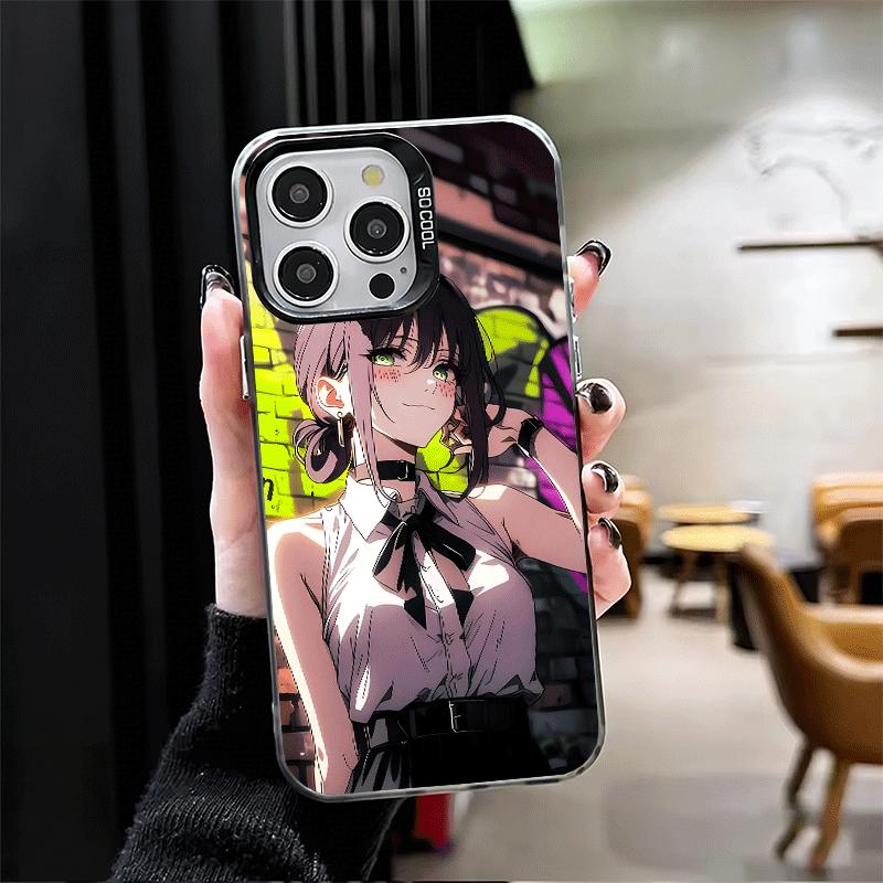 Аниме Персонаж R-Reze CSM Мягкий Чехол для Телефона для iPhone 15 16 17 Pro Max 17Air 16E 14 Plus 13 12 Mini Ударопрочный Чехол Задняя Панель