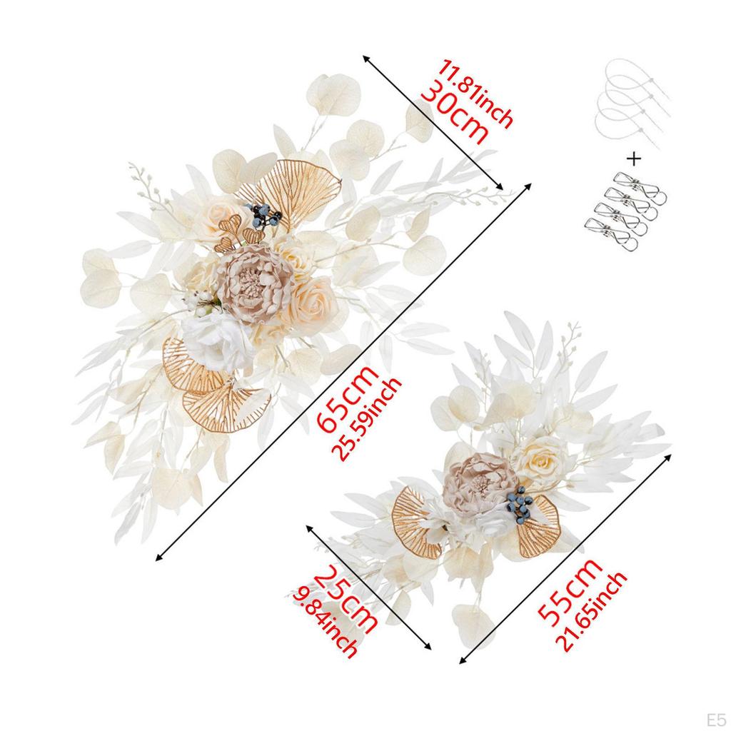 2 шт. Свадебная арка с цветами, цветочная композиция, цветочный фон для домашней стены, приветственные знаки, декор входной двери