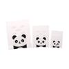 100 шт./упак. самоклеящиеся мешочки для печенья в виде панды, свадебные мешочки для конфет