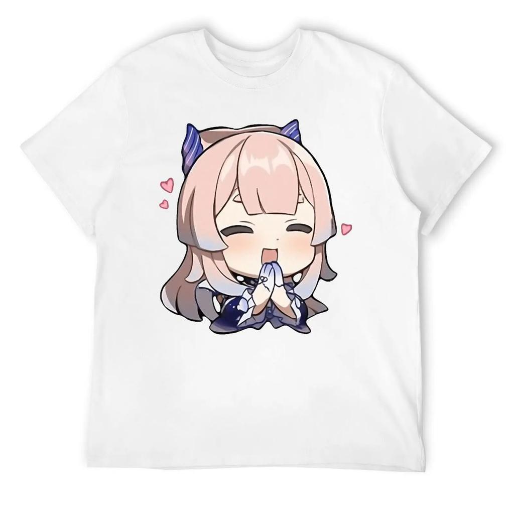 Sangonomiya Kokomi Genshin Impact Pray Tees Vintage T-shirt Harajuku Sports Graphic Aactivity Competition USA Size