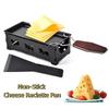 Stainless Steel Cheese Melter Pan Wooden Handle Cheese Fondue Set Mini Cheese Grill  Picnic