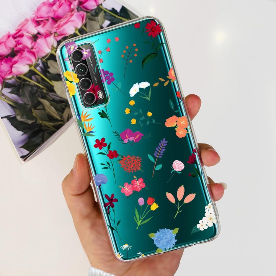 Для Huawei P Smart 2021 Чехол PPA-LX1 PPA-LX2 Новый Модный Расписной Чехол Мягкий ТПУ Чехол для Телефона Для Huawei Y7a Psmart 2021 Coque Capa