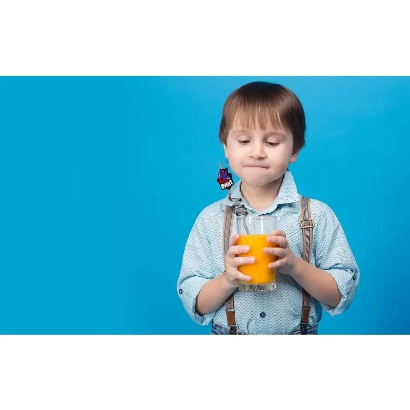 Fortnite Drinking Straws 8Pcs Birthday Party Supplies Reusable Straws Drinking Party Favors Best for Your Kid’s Party