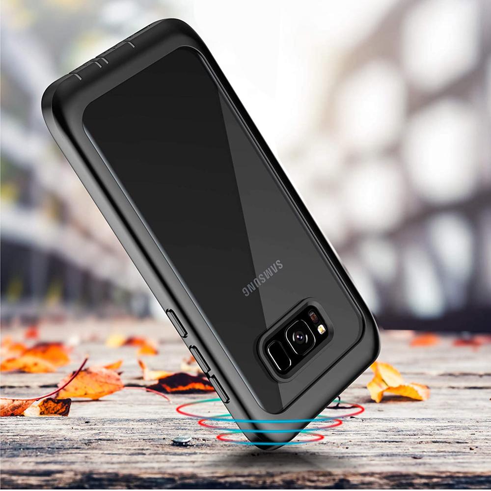 Case for Samsung Galaxy S8+ Plus, Shockproof, with foil, black