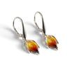 Amber Earrings Southwest Jewelry Style Flower for Woman Summer Gift Bud Baltic Dangle Earring Amber 3.5*1.2cm