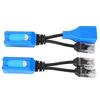 2pcs Splitter RJ45 Combiner POE Adapter Connectors Power Cable Kit
