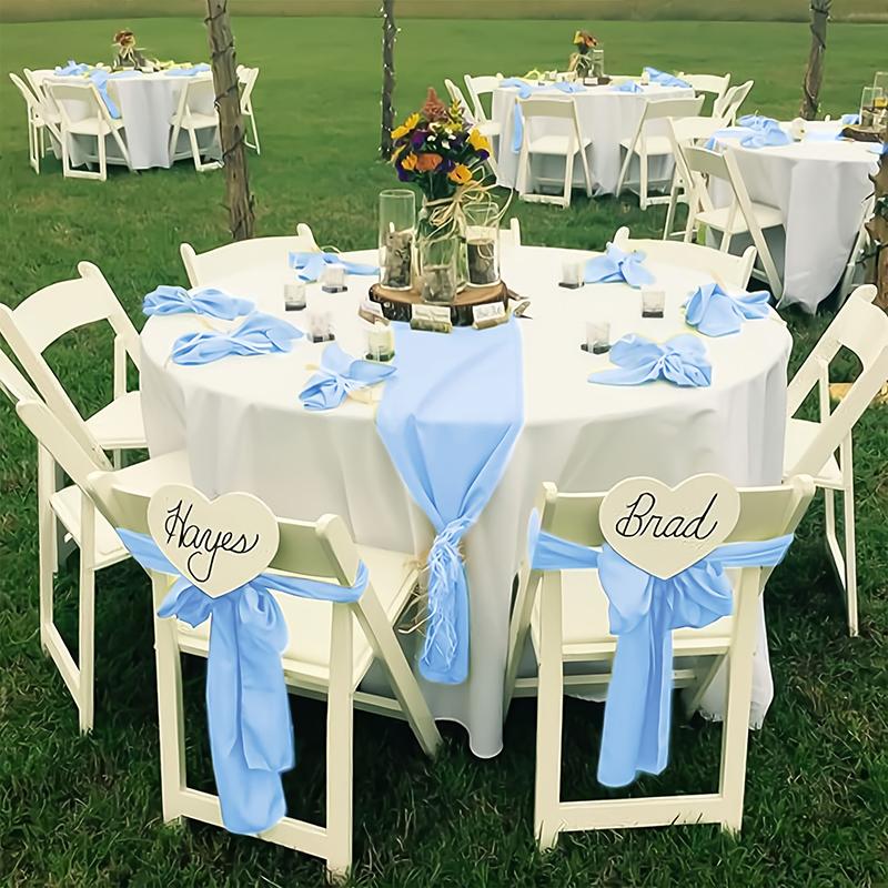 12 шт. пояса для стульев свадебный атласный рождественский однотонный чехол для стула с декоративным бантом на день благодарения вечеринка банкет несколько цветов