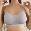 Women Seamless Wireless Bralette Bra Padded Tops U-Shaped Back Sports Tube Top Breathable Crop Lingerie Underwear Bras
