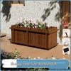 Хуалундун Карбонизированный Массив Дерева Уличный Ящик для Растений