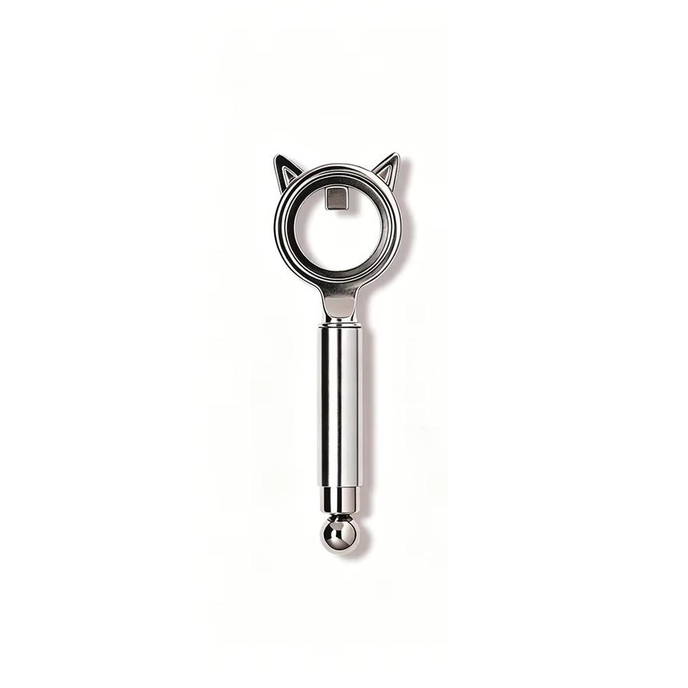 Non-slip Handle Magnetic Nail Art Tool Circular Ring Hollow Cat Eye Magnet Beginner Friendly