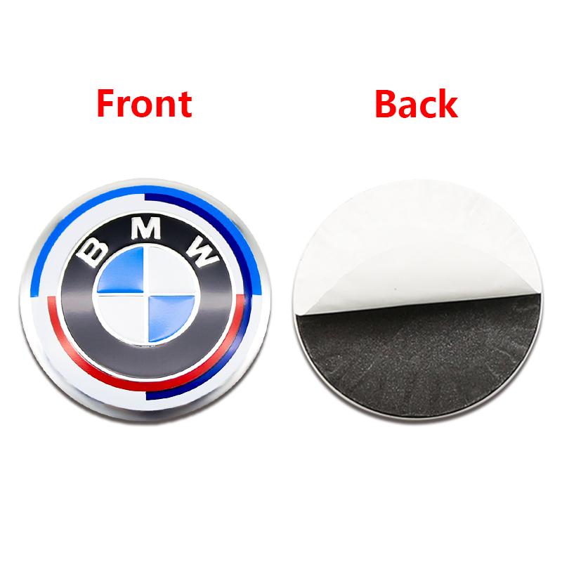 DJSA5 4Pcs ABS Wheel Center Cap Badge 56 60 65 70mm For BMW M Power M2 M3 M4 M5 M6 M Competition Glossy Black Silver Tuning Accessory