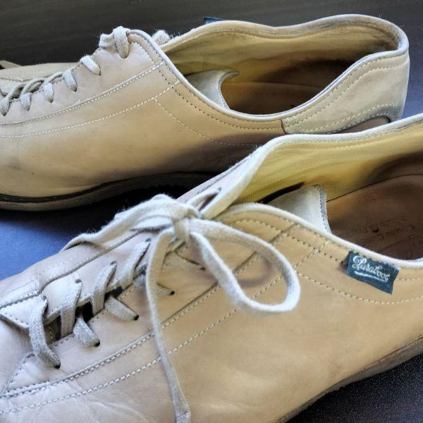 PARABOOT Сделано во Франции Бежевый Коричневый Размер 11.5 29.0 30.0(ИСПОЛЬЗОВАЛ)