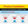 7075-T6Aluminum alloy Subframe Rear Axle Rigid Collar control arm bushing VW-Golf 5/6 Passat Magotan A3/S3 TT PQ35/PQ46