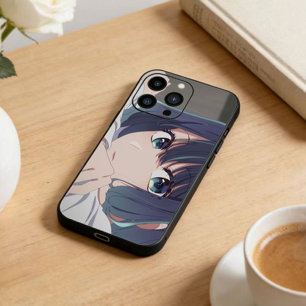 Чехол для телефона с аниме Oshi no Ko для iPhone 16, 15, 14, 13, 12, 17, Pro Max, Plus, силиконовый, черный