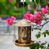 Rustproof Metal Wild Bird Feeder Feeding Tray Squirrels Proof Design Easy Fill Hanger For Backyard Bird Watching