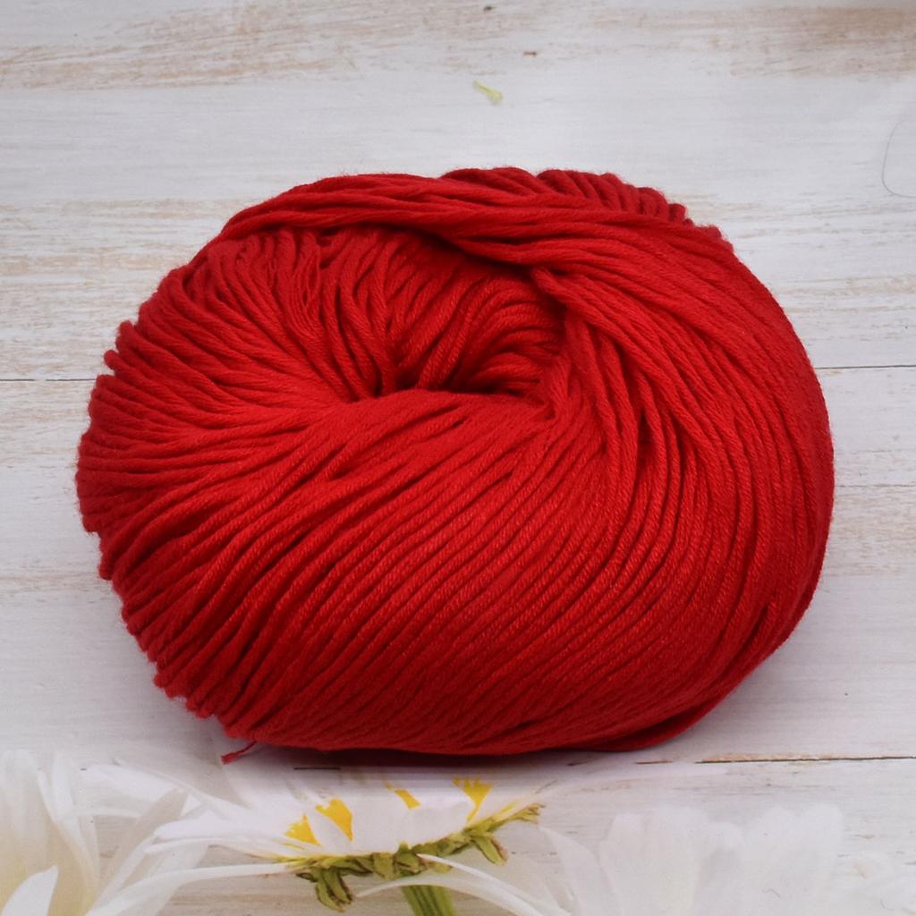 6 упаковок пряжи из гребенного хлопка премиум-класса для вязания крючком и спицами - 100% мягкая пряжа для ручного вязания, 50 г/моток 125 м/моток, гладкая пряжа для рукоделия для домашних проектов своими руками