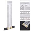 Architectural Scale Ruler HighPrecision Calibrated Woodworking Special Line Marking Tool(200mm