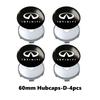 Car Logo Wheel Hub Sticker Wheel Center Cap Base Accessories For Infiniti Q30 Q50 Q60 Q70 QX30 QX50 QX60 QX70 QX80 ESQ IPL FX50 BV1