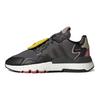 adidas Оригинальные Nite Jogger Тканевые Спортивные Прочные Баланс Низкие Кроссовки Унисекс Серый Черный HP2332