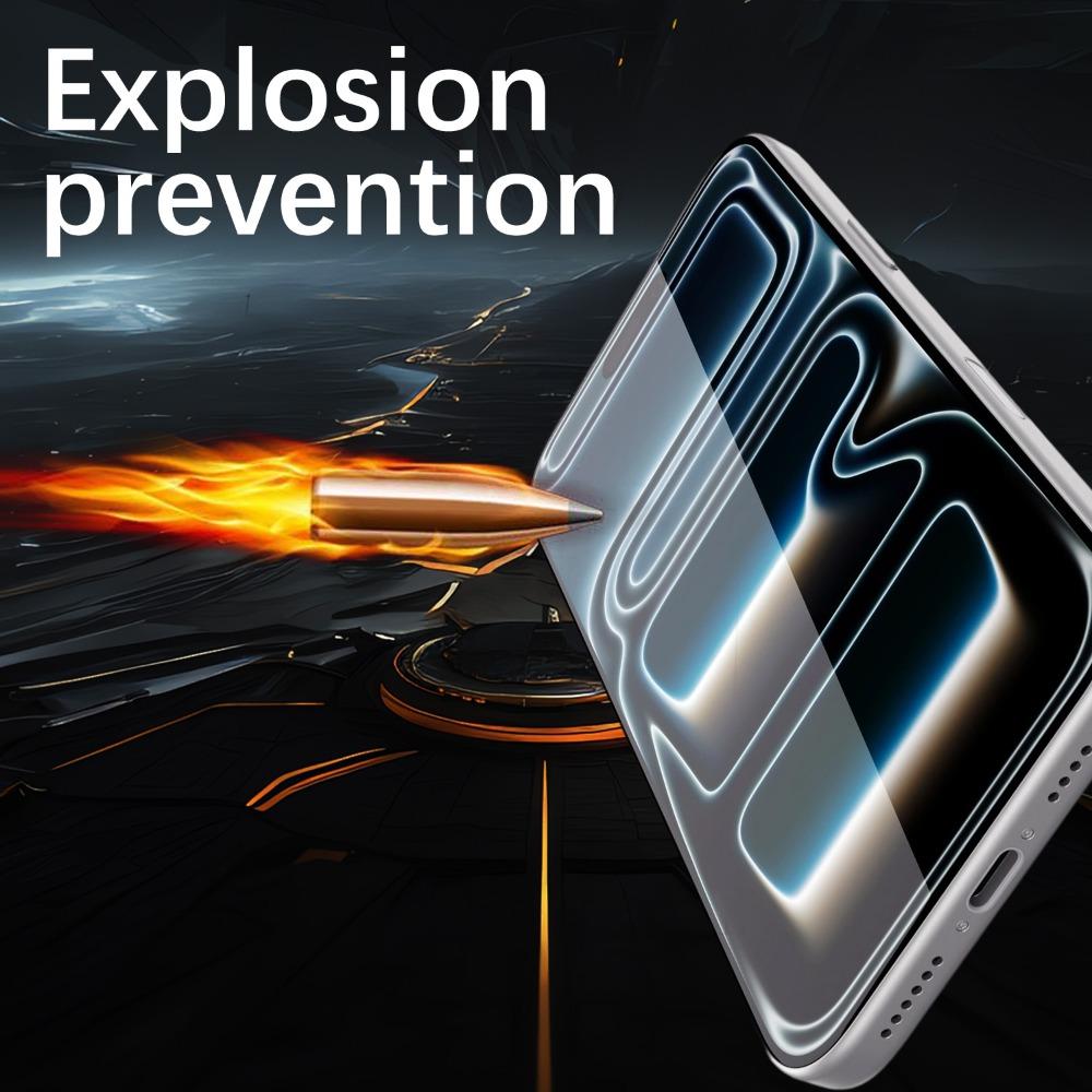 1-2 упаковки Закаленное стекло AR Защитная пленка для экрана для IPhone 17 Pro Max 17 Air Легко установить Анти-отпечатки пальцев HD Пленки для удаления пыли