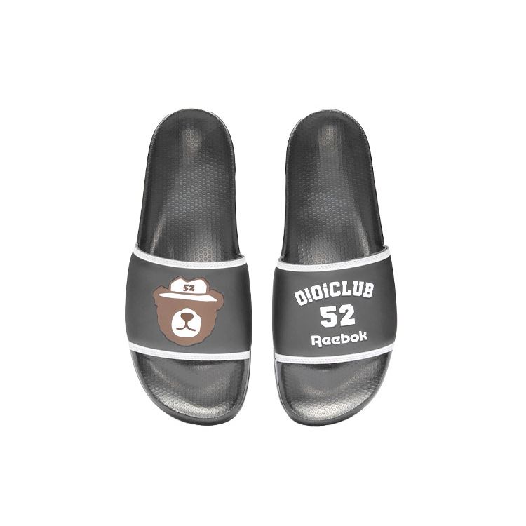 OIOI x Reebok Classic Slide Черно-белые унисекс кроссовки Основной черный Обувь белый Коричневый GZ8777